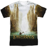 Lord Of The Rings Fellowship Poster Men's Regular Fit Polyester Short-Sleeve T-Shirt
